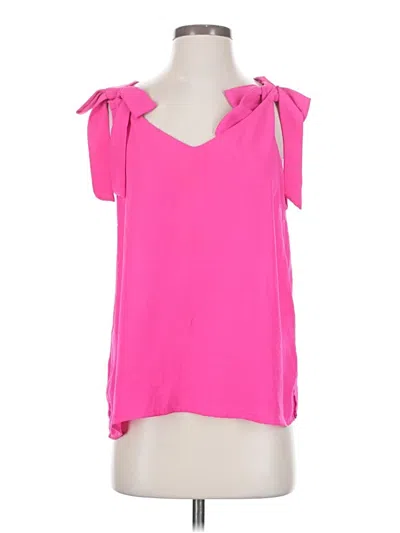 Pre-owned Cece Sleeveless Blouse In Pink
