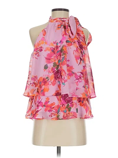 Pre-owned Cece Sleeveless Blouse In Pink