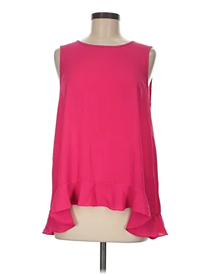 Pre-owned Cece Sleeveless Blouse In Pink