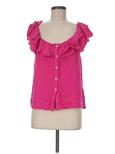 Pre-owned Cece Sleeveless Blouse In Pink