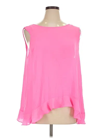 Pre-owned Cece Sleeveless Blouse In Pink