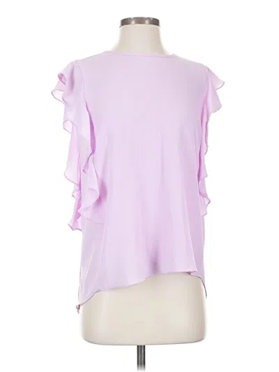 Pre-owned Cece Sleeveless Blouse In Purple