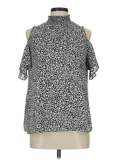 Pre-owned Cece Sleeveless Blouse In Silver