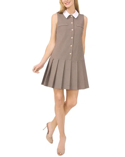 Cece Sleeveless Button Down In Sand