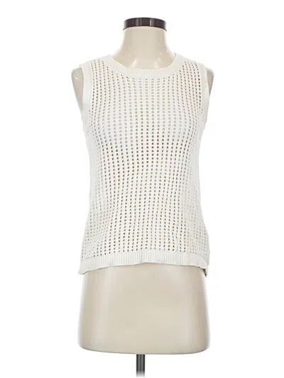 Pre-owned Cece Sleeveless T-shirt In Ivory