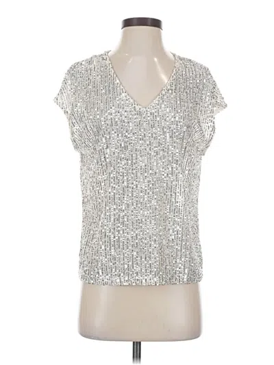 Pre-owned Cece Sleeveless T-shirt In Silver