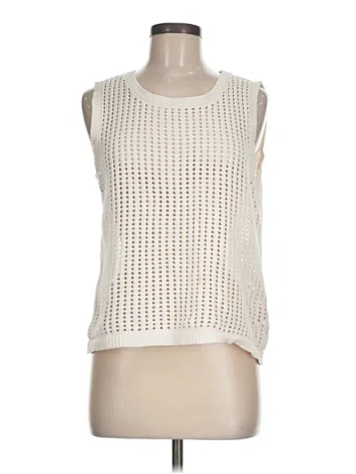 Pre-owned Cece Sleeveless T-shirt In White