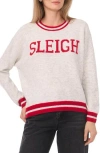 Cece Sleigh Pullover Sweater In White