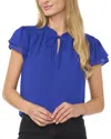 Cece Flutter Sleeve Top