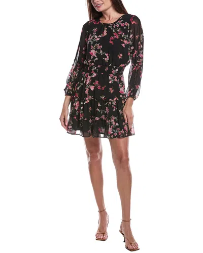 Cece Smocked Waist Mini Dress In Black