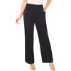Cece Straight Leg Elastic Waist Pants In Black