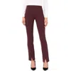 Cece Straight Leg Ponte Pants In Dark Cocoa