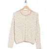 Cece Stripe Cardigan In Neutral