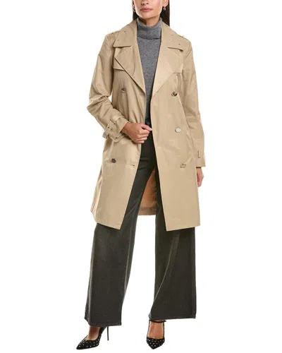 Cece Studs Trench Coat In Beige