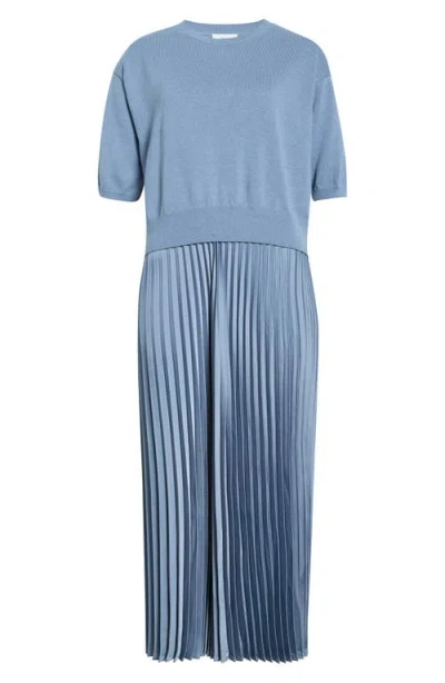 Cece Sweater & Pleated Skirt Two-piece Set In Red