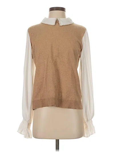 Pre-owned Cece Sweater Vest In Brown