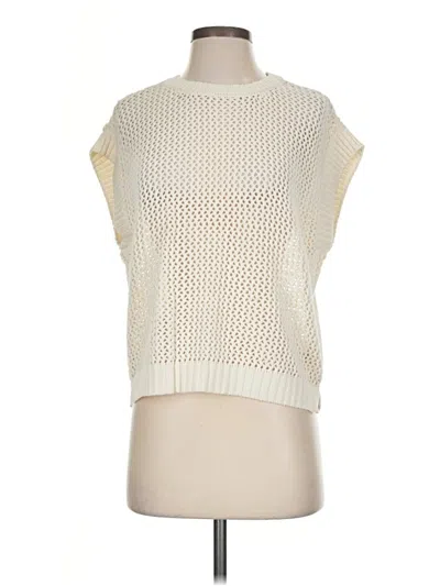 Pre-owned Cece Sweater Vest In Ivory