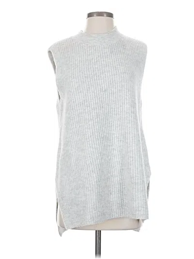 Pre-owned Cece Sweater Vest In Silver
