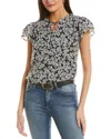 Cece Swiss Dot Blouse