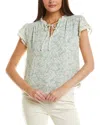 Cece Swiss Dot Blouse