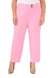 Cece Tapered Crop Pants In Pink