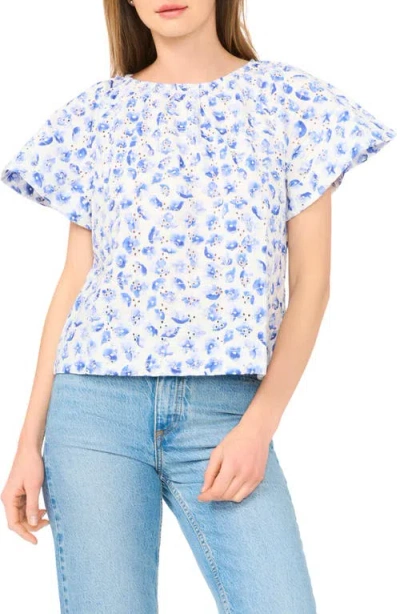 CECE CECE TASSEL TIE COTTON POPLIN TOP