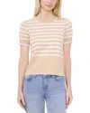 Cece Thin Stripe Crew Neck Sweater