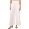 Cece Side Overlap Self Tie Pant In New Ivory White