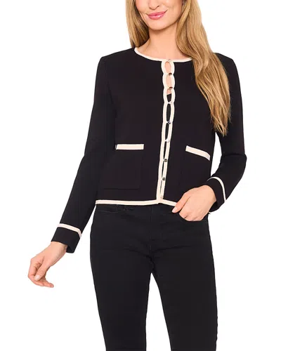 CECE CECE TIPPED CARDIGAN