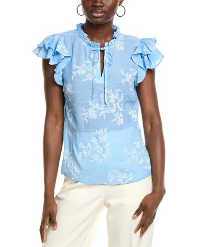 Cece Top In Blue