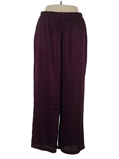 Pre-owned Cece Track Pants In Burgundy