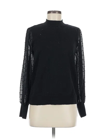 Pre-owned Cece Turtleneck Sweater In Black