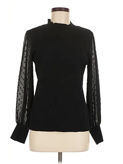 Pre-owned Cece Turtleneck Sweater In Black
