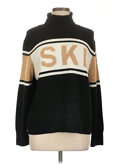 Pre-owned Cece Turtleneck Sweater In Black