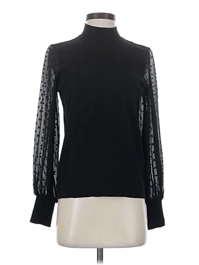 Pre-owned Cece Turtleneck Sweater In Black