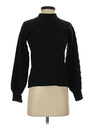 Pre-owned Cece Turtleneck Sweater In Black