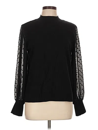 Pre-owned Cece Turtleneck Sweater In Black