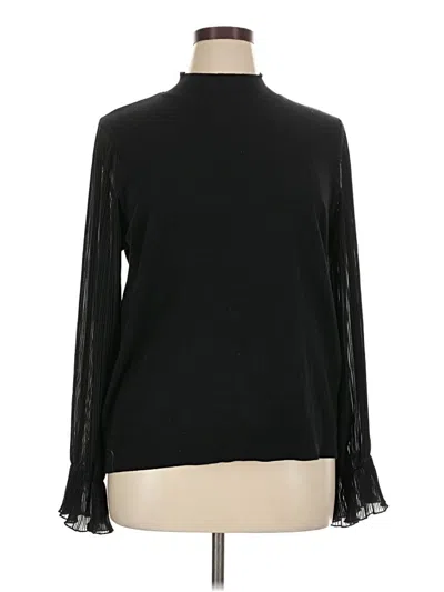 Pre-owned Cece Turtleneck Sweater In Black