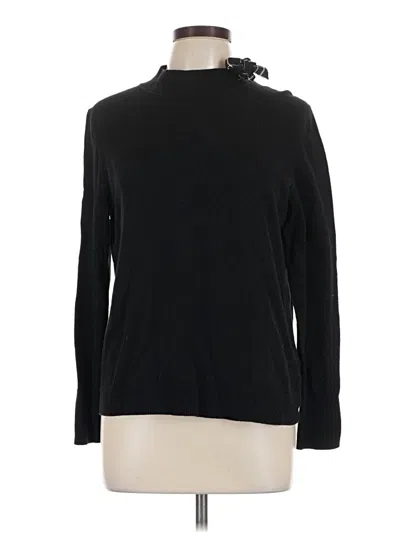 Pre-owned Cece Turtleneck Sweater In Black