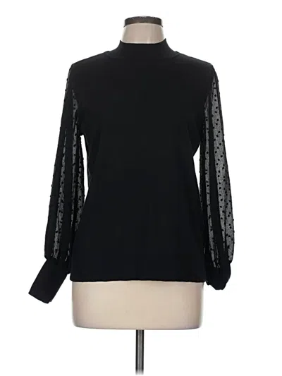 Pre-owned Cece Turtleneck Sweater In Black