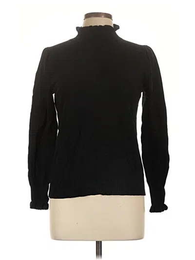 Pre-owned Cece Turtleneck Sweater In Black