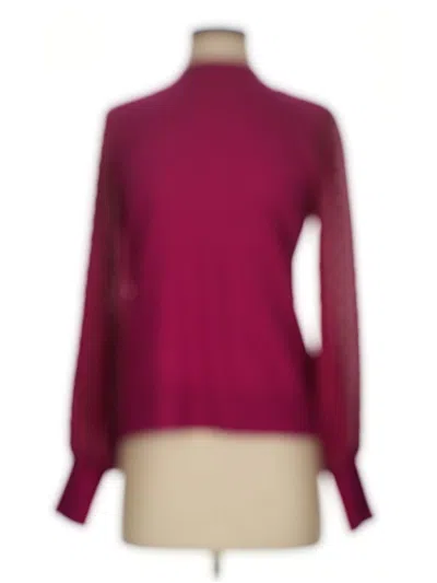 Pre-owned Cece Turtleneck Sweater In Burgundy