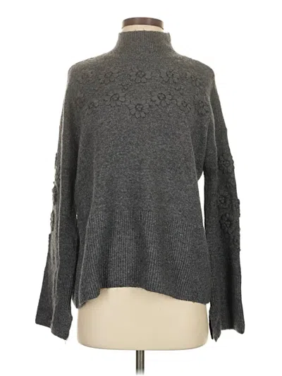 Pre-owned Cece Turtleneck Sweater In Gray