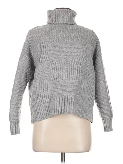 Pre-owned Cece Turtleneck Sweater In Gray