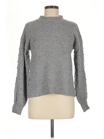 Pre-owned Cece Turtleneck Sweater In Gray