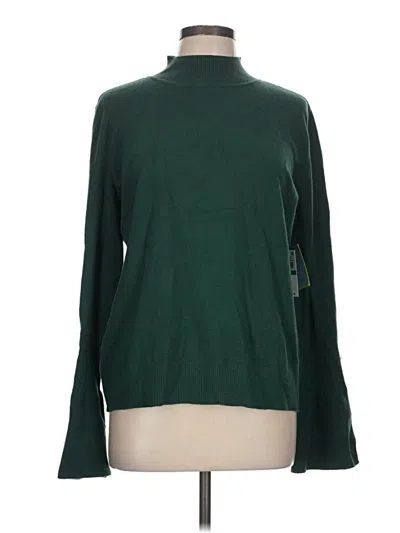 Pre-owned Cece Turtleneck Sweater In Green