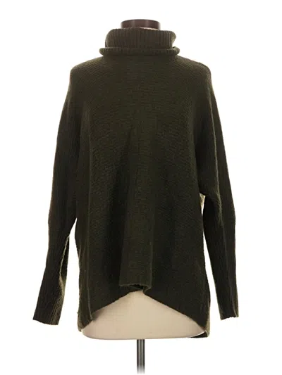 Pre-owned Cece Turtleneck Sweater In Green