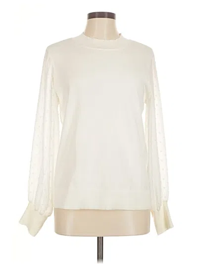 Pre-owned Cece Turtleneck Sweater In Ivory