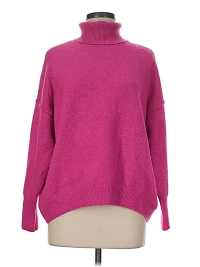 Pre-owned Cece Turtleneck Sweater In Pink