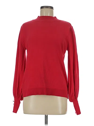 Pre-owned Cece Turtleneck Sweater In Red